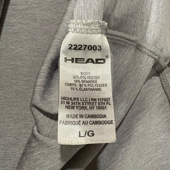 HEAD, Active Short Sleeved Tee Women's, Large, Gray 🏃‍♀️‍➡️ - Picture 6 of 8